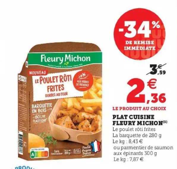 plat cuisiné fleury Michon