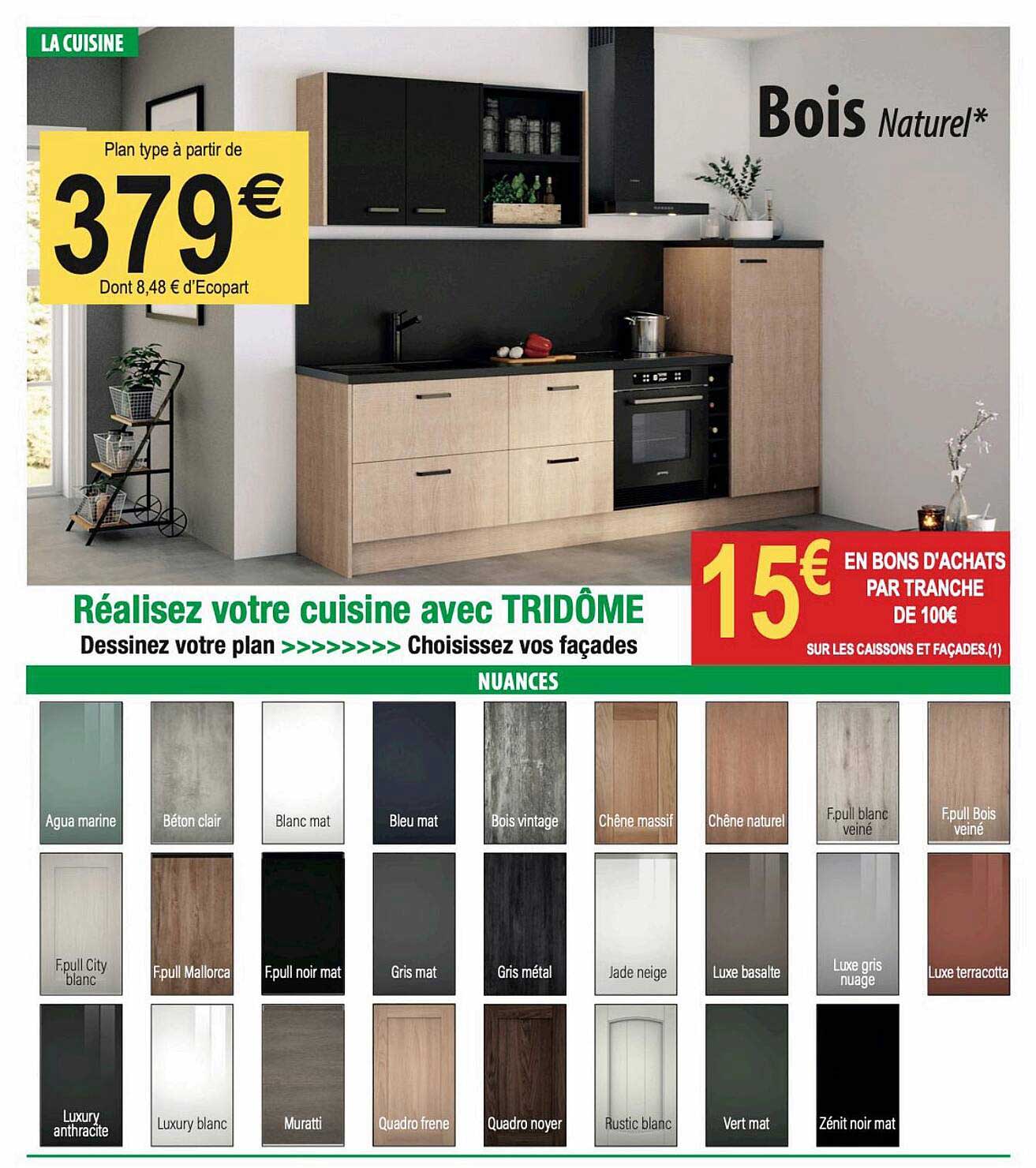 réalisez votre cuisine avec tridôme