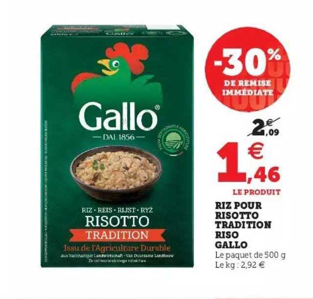riz pour risotto tradition riso gallo