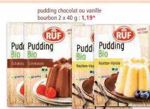Ruf Pudding Chocolat Ou Vanille Bourbon