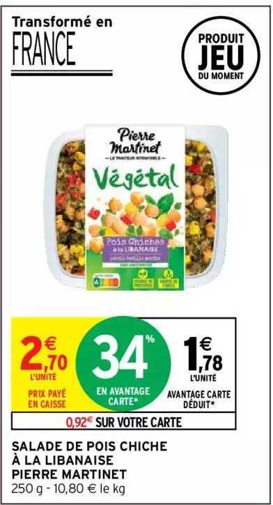 salade de pois chiche à la libanaise pierre martinet