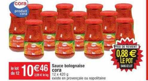 Sauce Bolognaise Cora