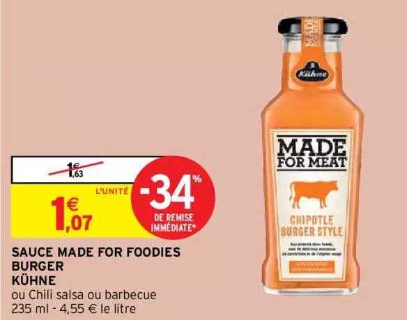 sauce made for foodies burger kühne