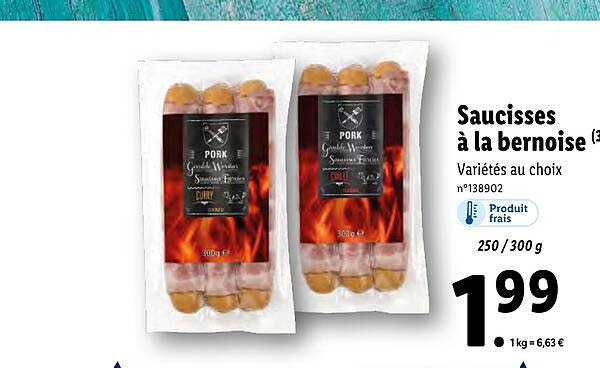 Saucisses à La Bernoise