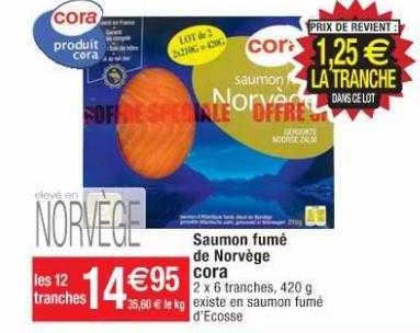 Saumon Fumé De Norvège Cora