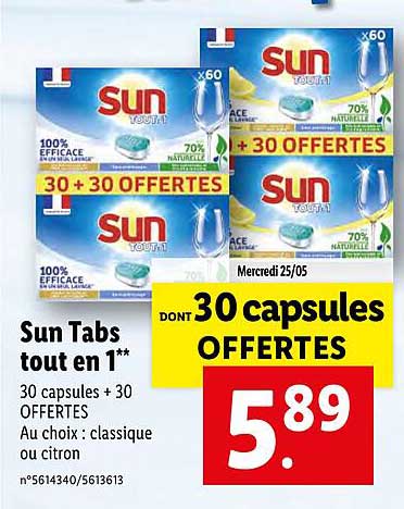 sun tabs tout en 1