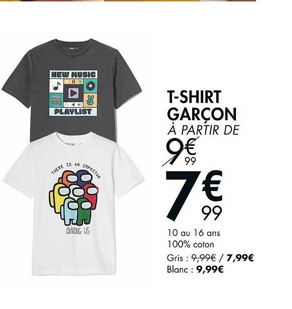 T-shirt Garçon