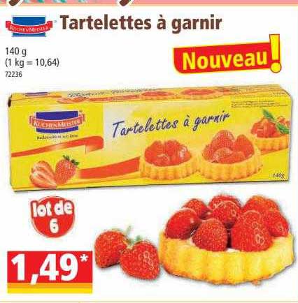 tartelettes à garnir