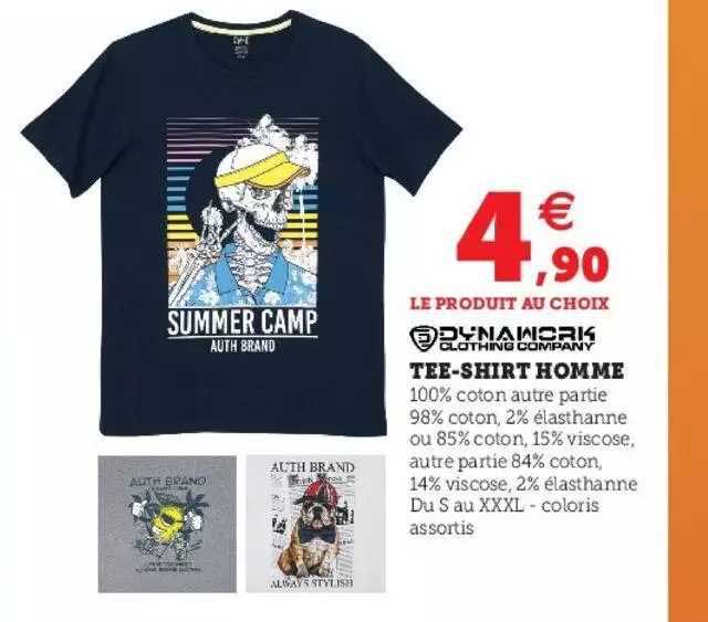 tee-shirt homme dynawork clothing company