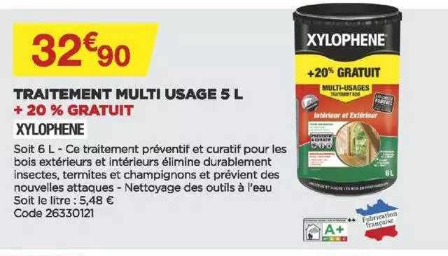 traitement multi usage 5 l xylophene
