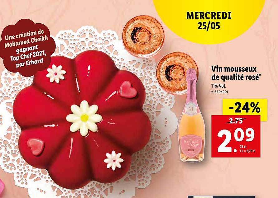 Vin Mousseux De Qualité Rosé