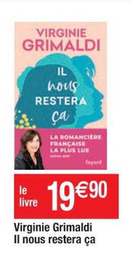 virginie grimaldi il nous restera ça