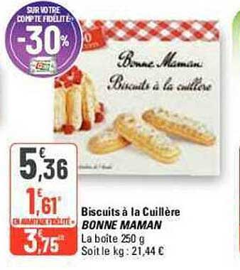 Biscuits à La Cuillère Bonne Maman