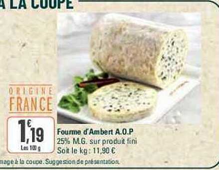 fourme d'ambert a.o.p.