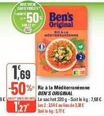 Riz à La Méditerranéenne Ben's Original