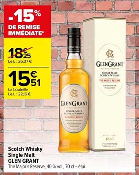 scotch whisky single malt glen grant