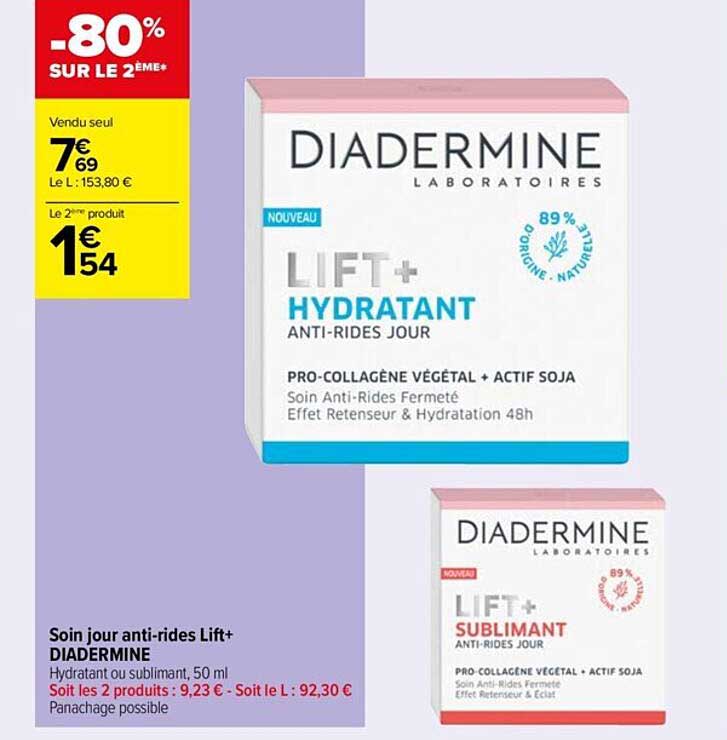 soin jour anti-rides lift+ diadermine