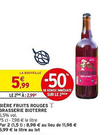 BIÈRE FRUITS ROUGES
