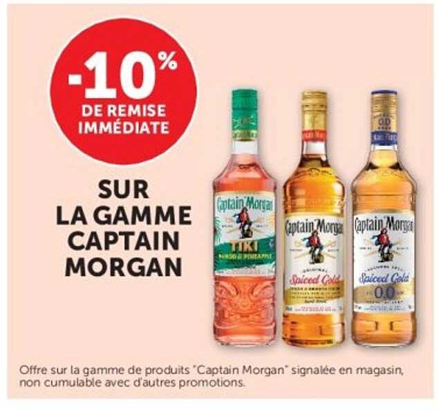 Prix Rhum Captain Morgan