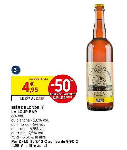 La Loup Bar Blonde