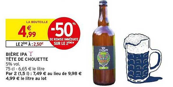 Tête de Chouette bière IPA