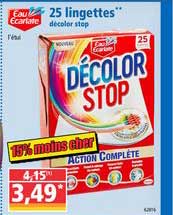 25 lingettes décolor stop