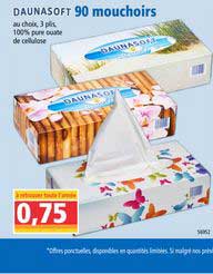 90 Mouchoirs Daunasoft
