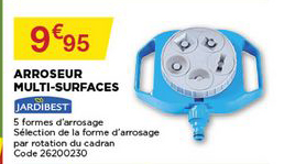 arroseur multi surfaces jardibest