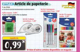 Article De Papeterie Stylex