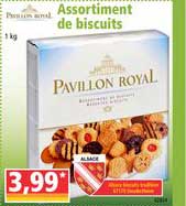 assortiment de biscuits pavillon royal