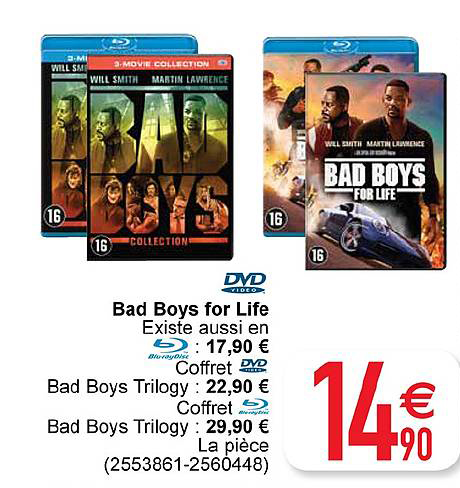 dvd video bad boys for life