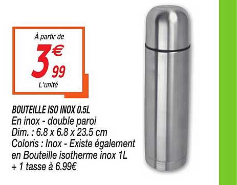 bouteille iso inox 0.5l