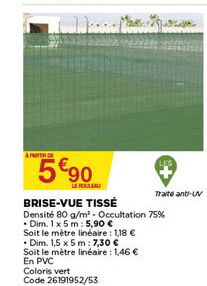 Brise Vue Tissé