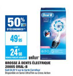 brosse à dents électrique 2000s oral b