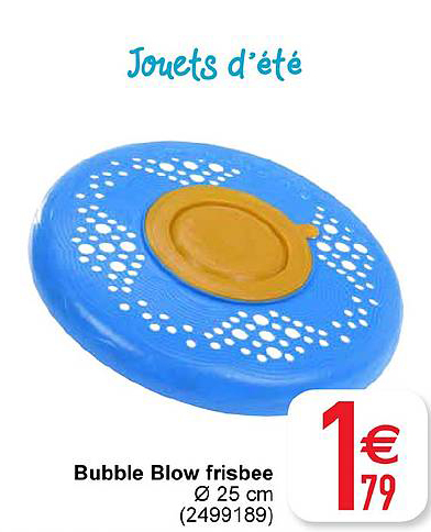 bubble blow frisbee