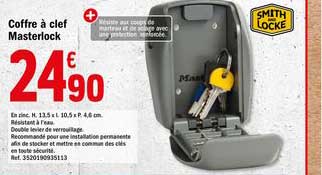 coffre à clef masterlock