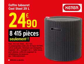 coffre tabouret cool stool 39 l