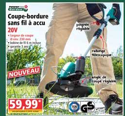 coupe bordure sans fil à accu