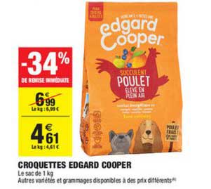 croquettes edgard cooper -34% de remise immédiate