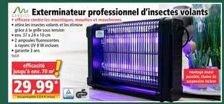 exterminateur professionnel d'insectes volants