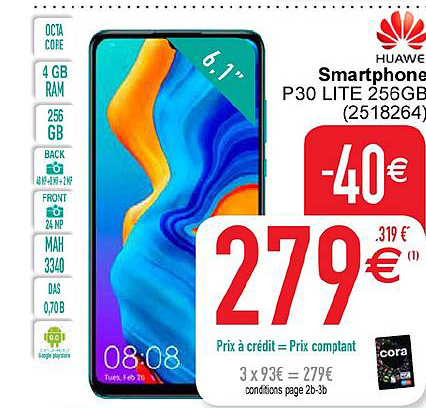 huawei smartphone p30 lite 256gb