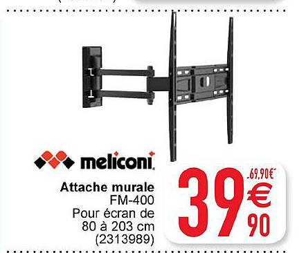 meliconi attache murale