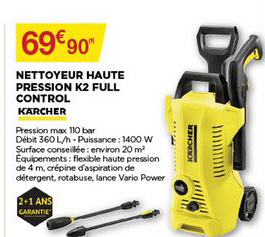 nettoyeur haute pression k2 full control karcher