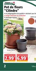 pot de fleurs cilindro