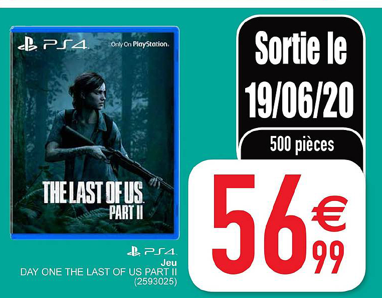 ps4 jeu day one the last of us part ii