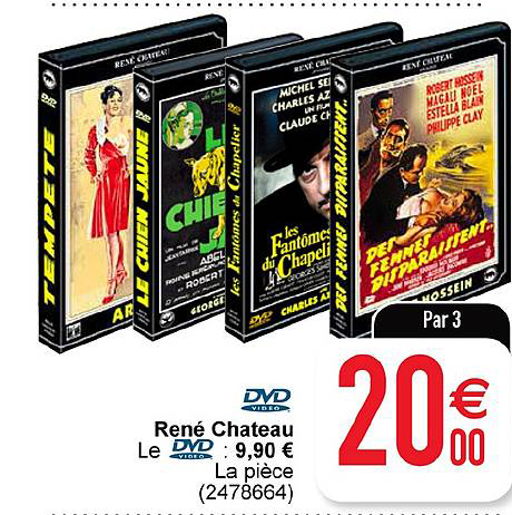dvd video rené chateau