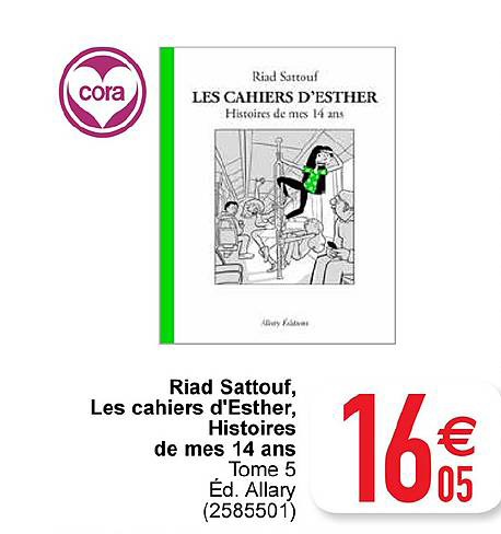 Riad Sattouf Les Cahiers D'esther Histoires De Mes 14 Ans Tome 5
