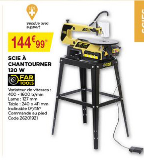 scie à chantourner 120 w
