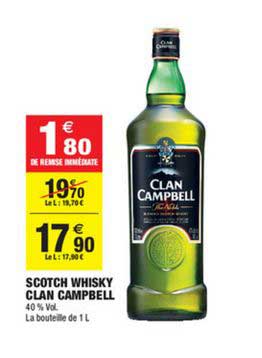 scotch whisky clan campbell