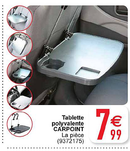 tablette polyvalente carpoint